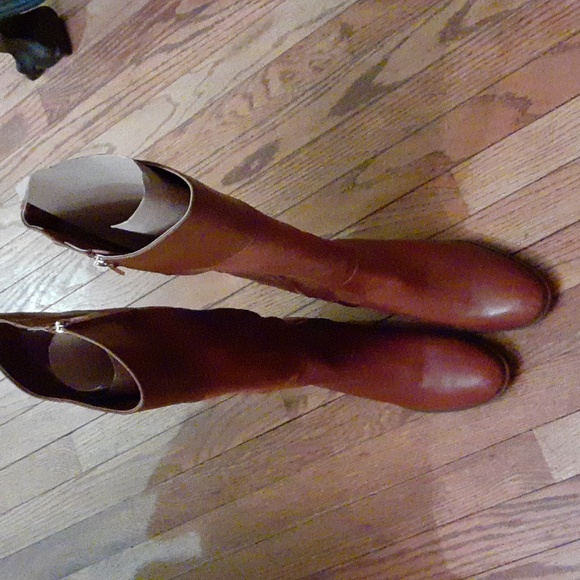 Taryn Rose Knee High Boots Brown Sz 9B - Picture 1 of 16